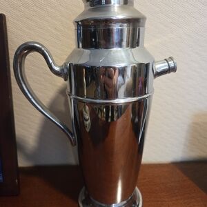 Elegant Silver Cocktail Shaker
